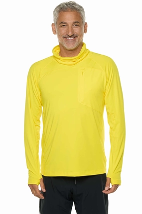 Men's Andros Fishing Tee | Bold Yellow men's full coverage swimwear, casual swimwear for men