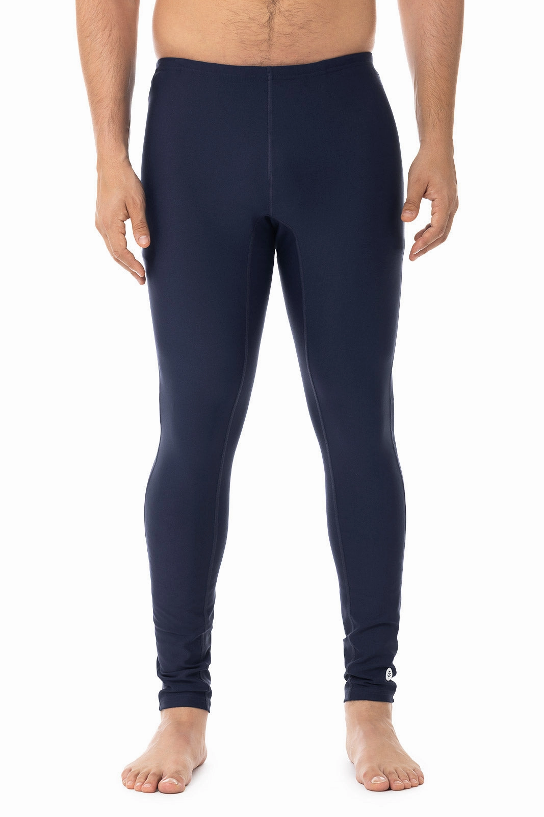 Men's Deep Water Swim Tights | Navy men's full coverage swimwear, casual swimwear for men