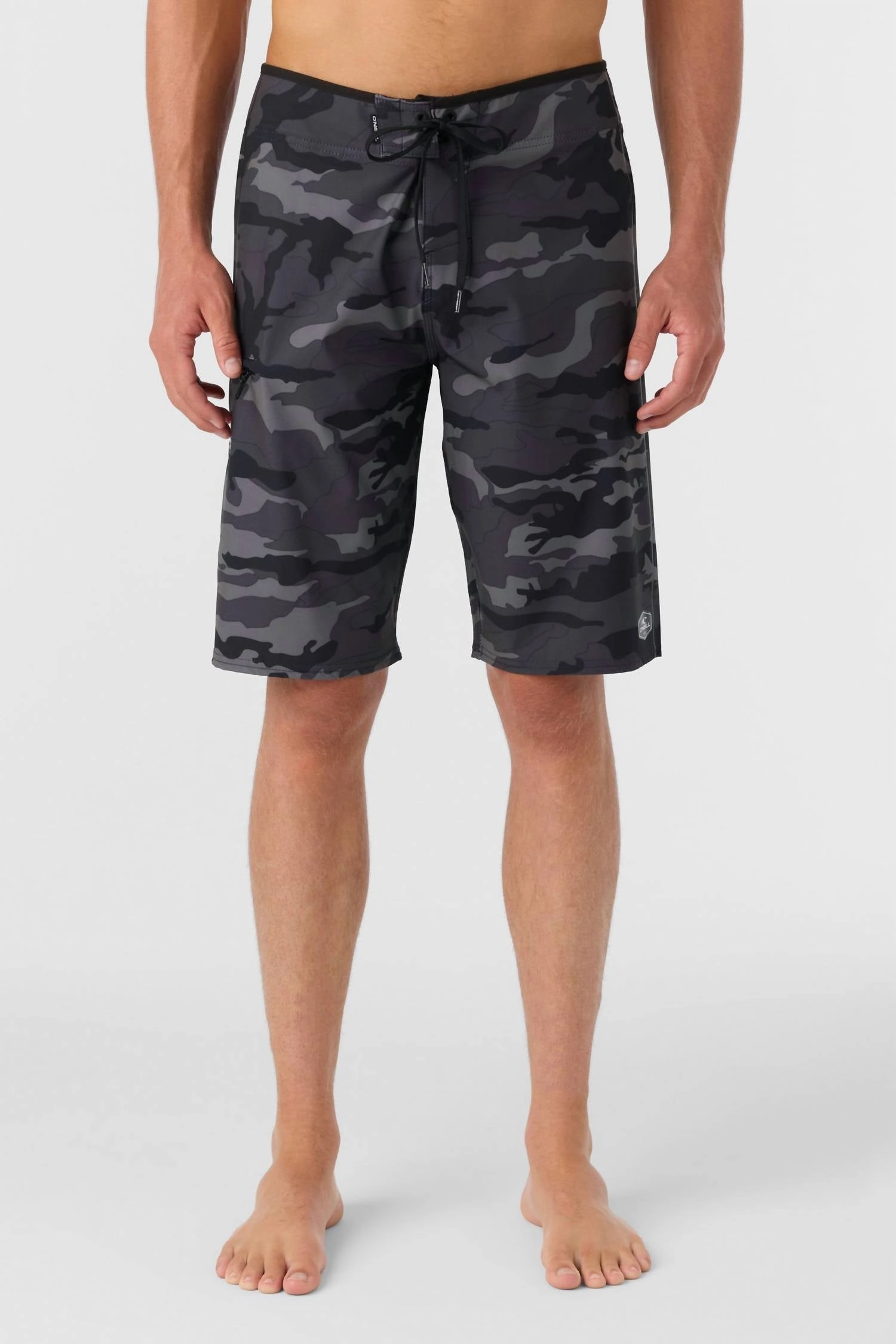 Men's Gi Jack 3 Board Shorts In Black Camo mens beach swimwear, quick dry mens swimsuits