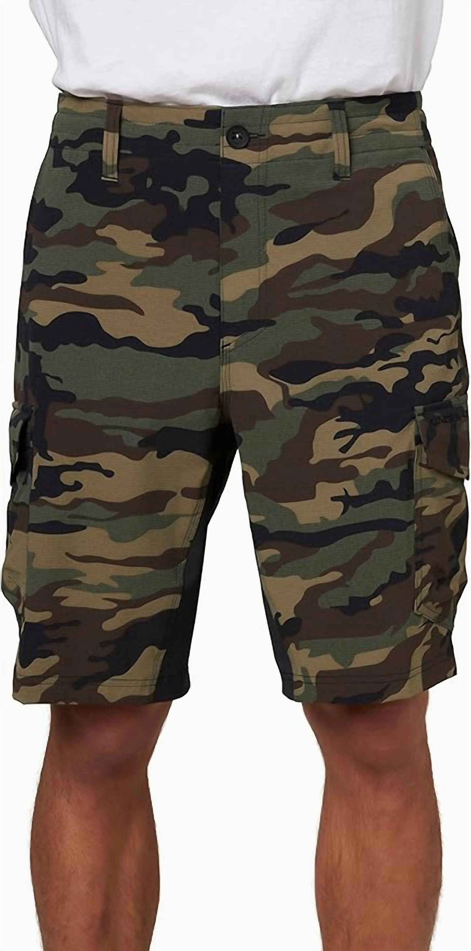 Men's Gi Jack Traveler 5 Board Shorts In Green mens full coverage swimwear, stylish mens swim trunks