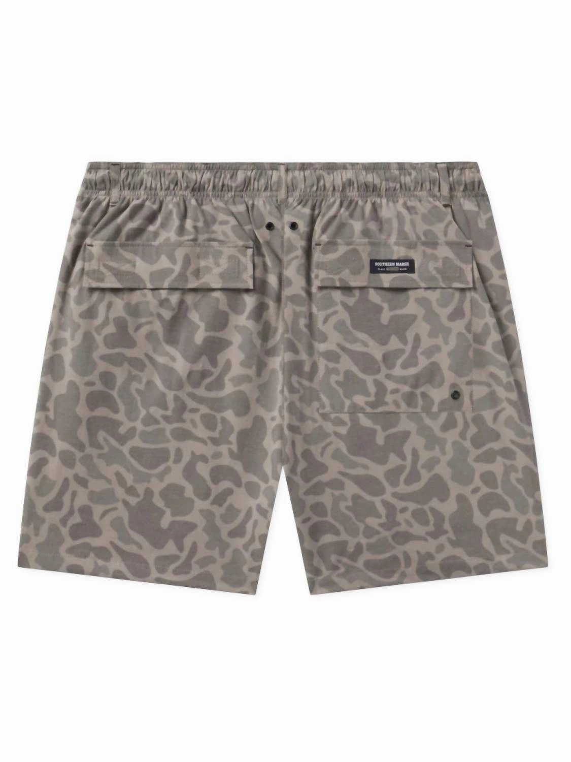 Men's Harbor Stretch Seawash Swim Trunk In Brown Camo