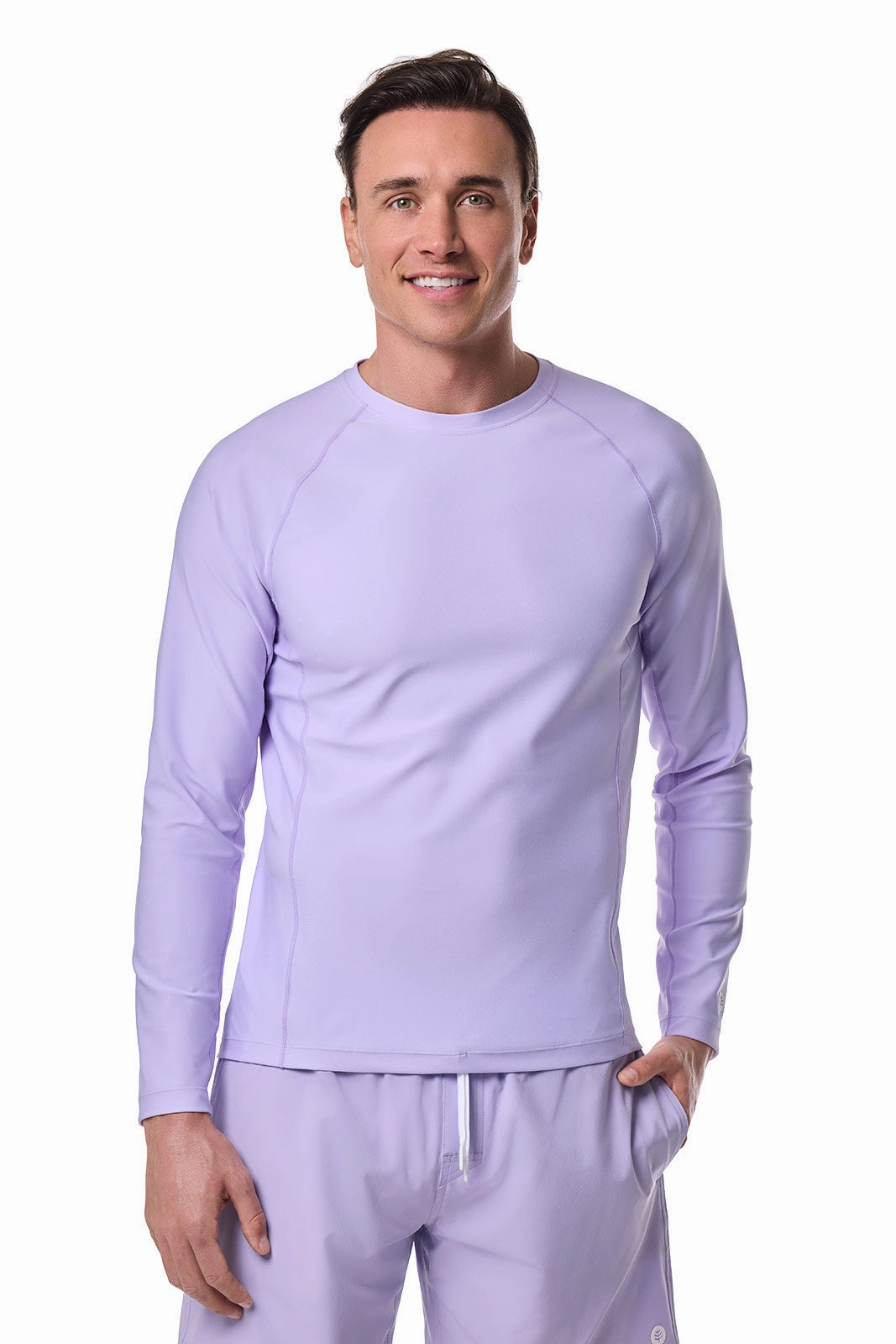 Men's Hightide Long Sleeve Swim Shirt | Lavendula