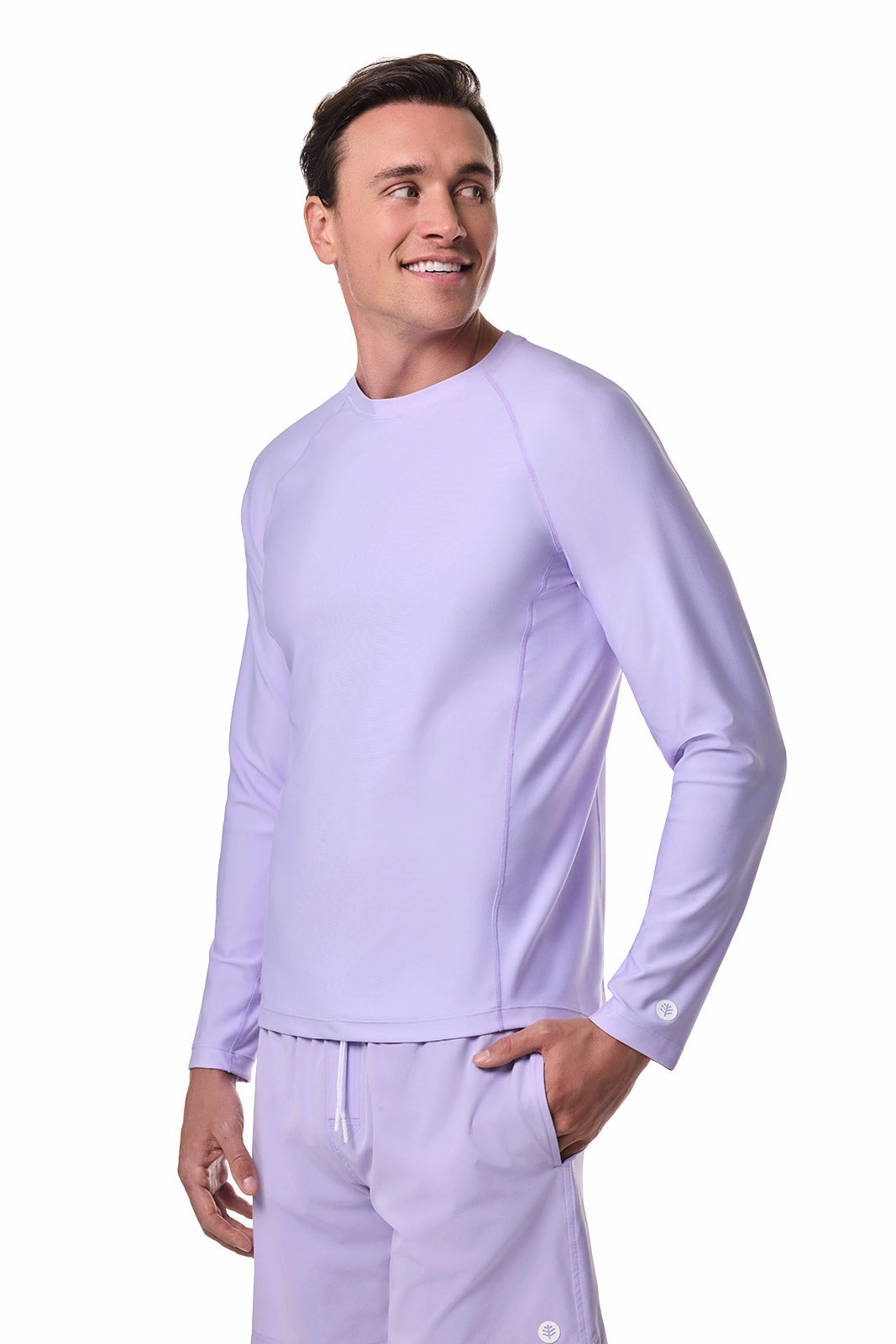 Men's Hightide Long Sleeve Swim Shirt | Lavendula