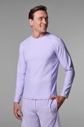 Men's Hightide Long Sleeve Swim Shirt | Lavendula men's full coverage swimwear, casual swimwear for men