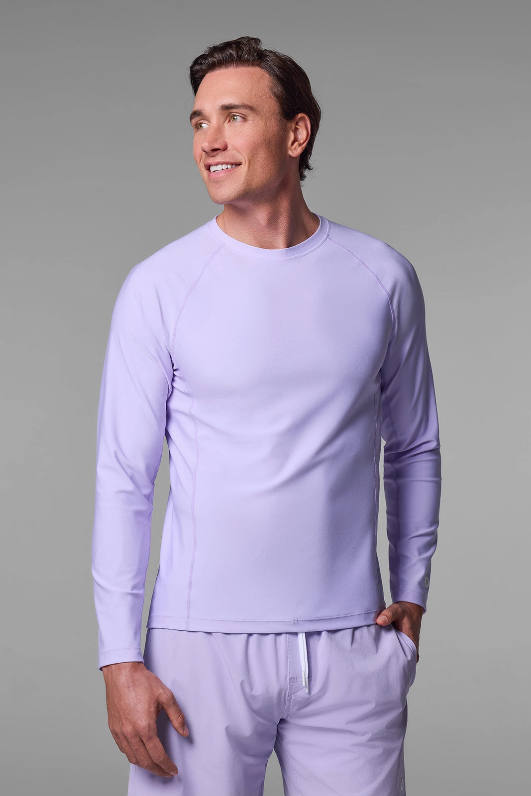 Men's Hightide Long Sleeve Swim Shirt | Lavendula