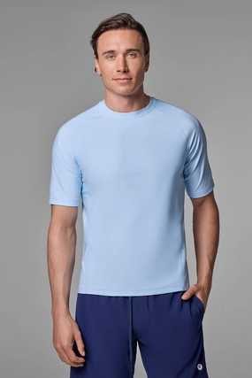 Men's Hightide Short Sleeve Swim Shirt | Skyride men's full coverage swimwear, casual swimwear for men