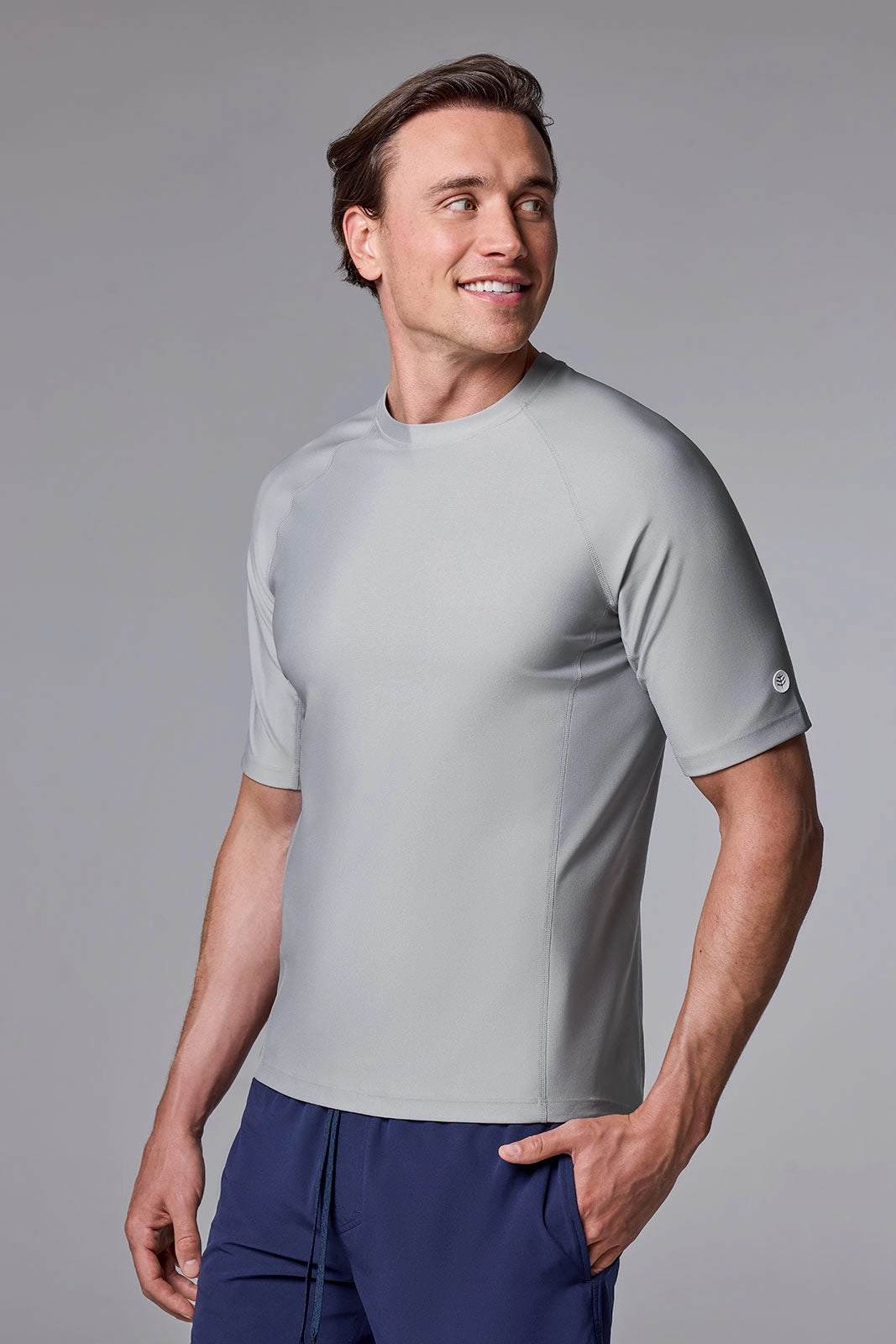 Men's Hightide Short Sleeve Swim Shirt | Slate