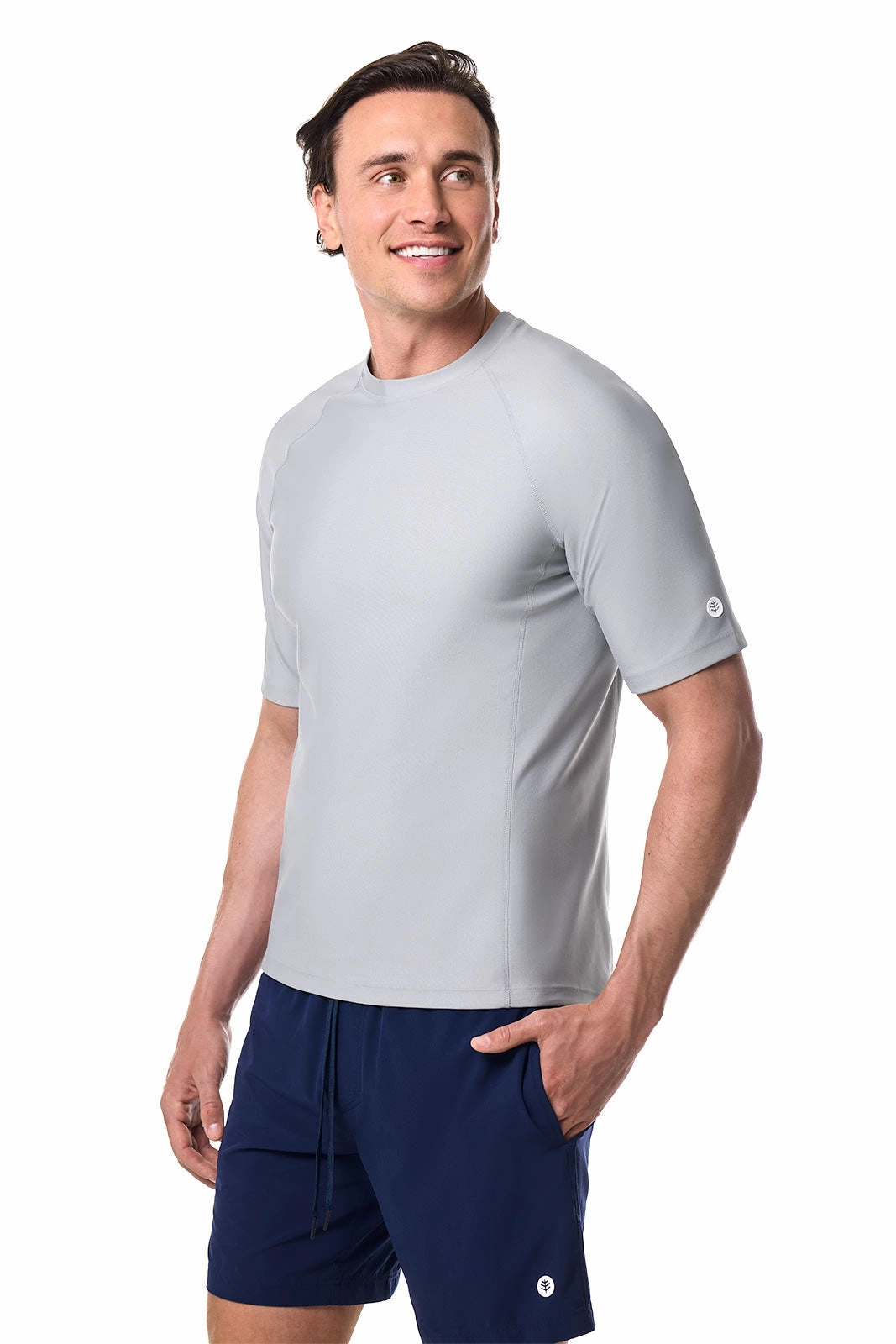 Men's Hightide Short Sleeve Swim Shirt | Slate