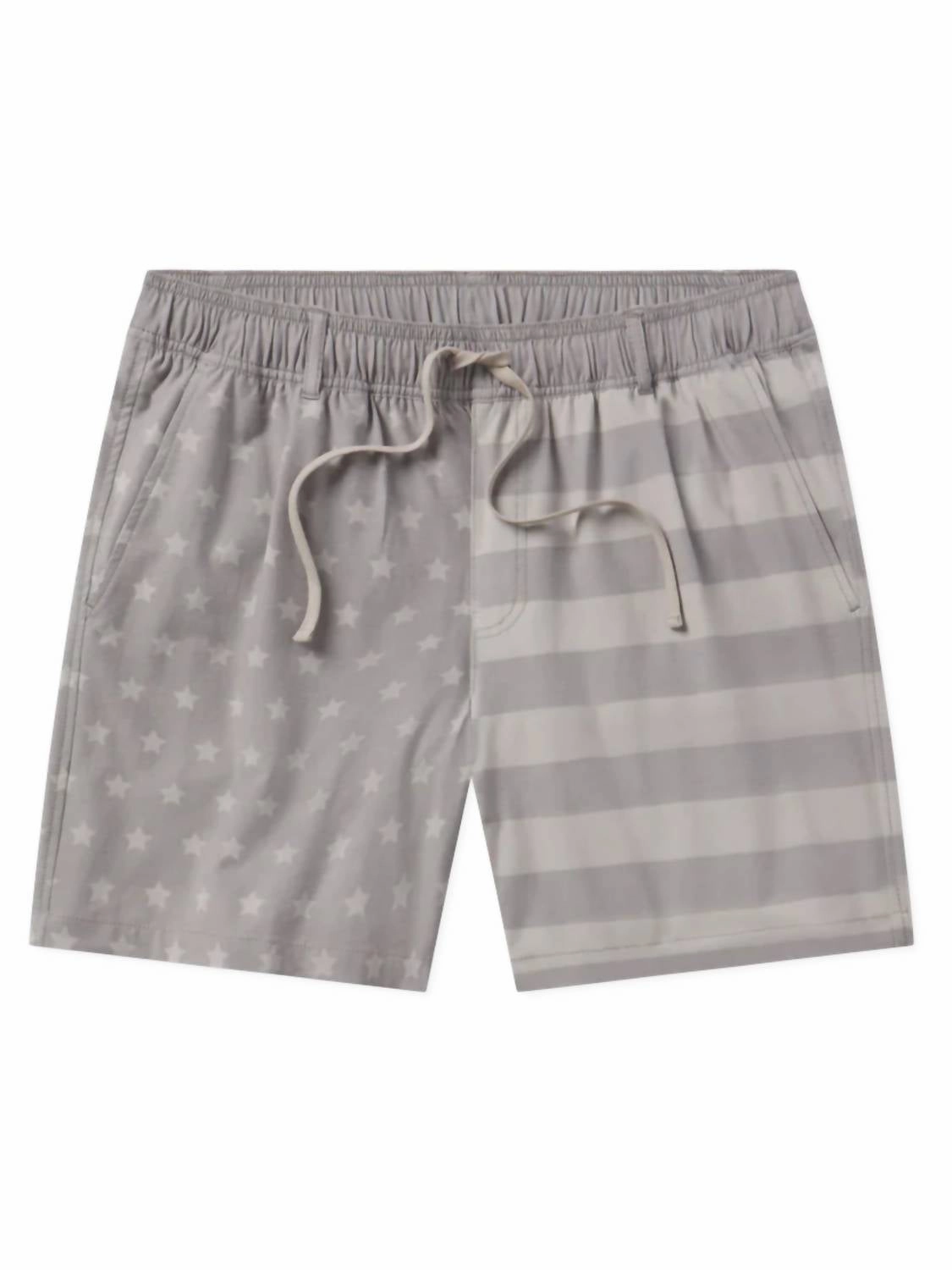 Men's Liberty Wharf Chambray Swim Trunk In Light Gray mens full coverage swimwear, stylish mens swim trunks