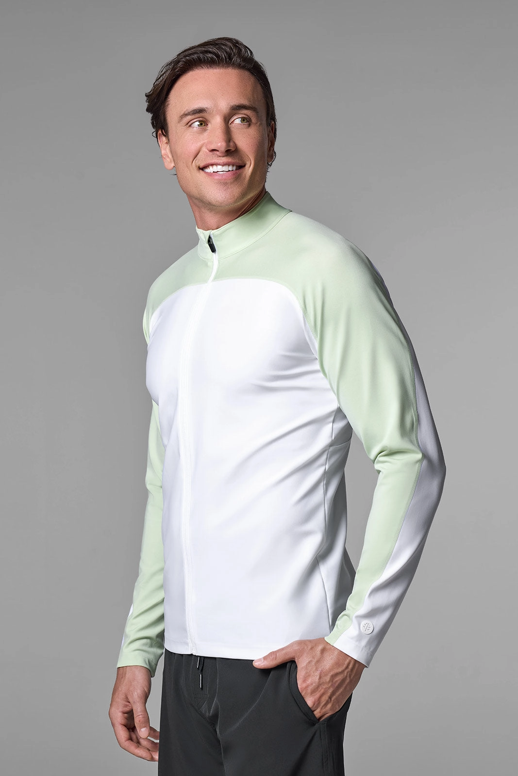 Men's Menorca Long Sleeve Water Jacket | Seedling Colorblock