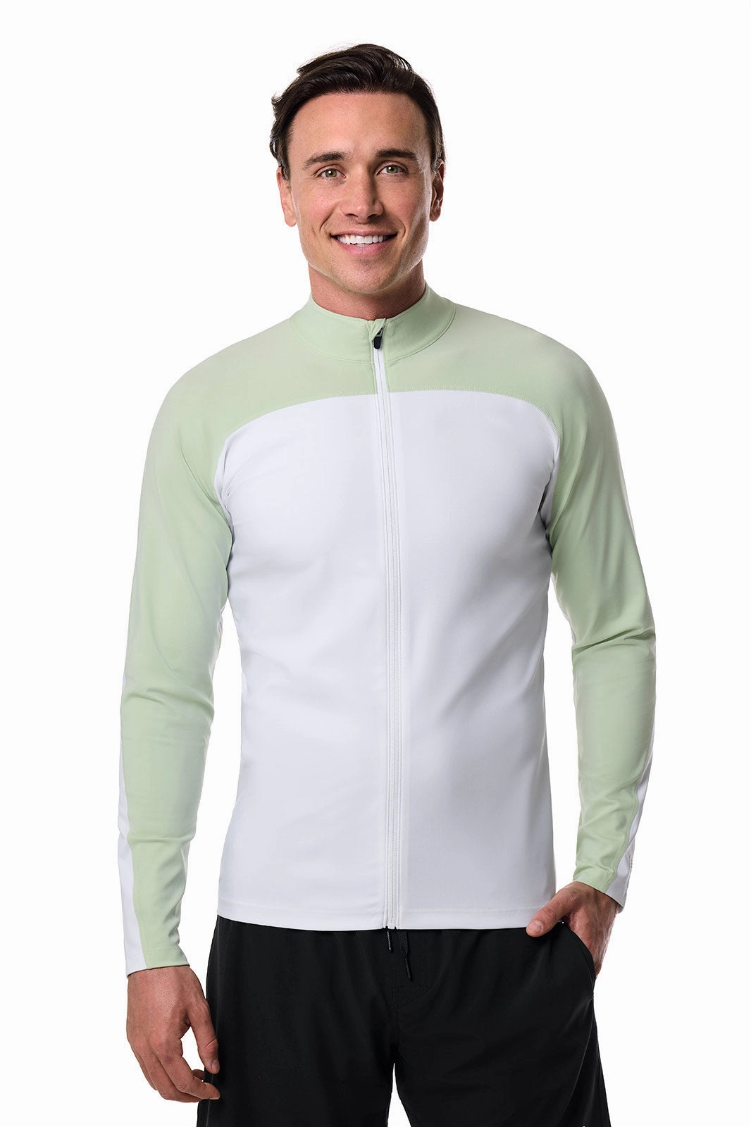 Men's Menorca Long Sleeve Water Jacket | Seedling Colorblock
