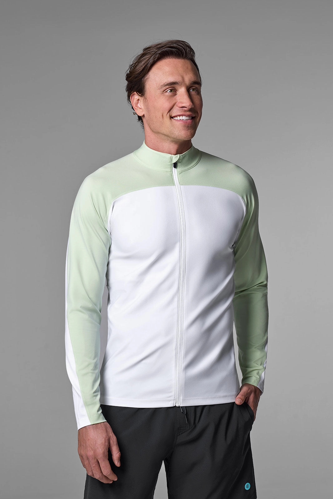 Men's Menorca Long Sleeve Water Jacket | Seedling Colorblock