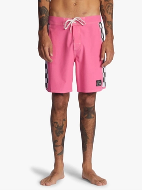 Men's Orginal Arch "18 Boardshorts In Shocking Pink mens beach swimwear, quick dry mens swimsuits