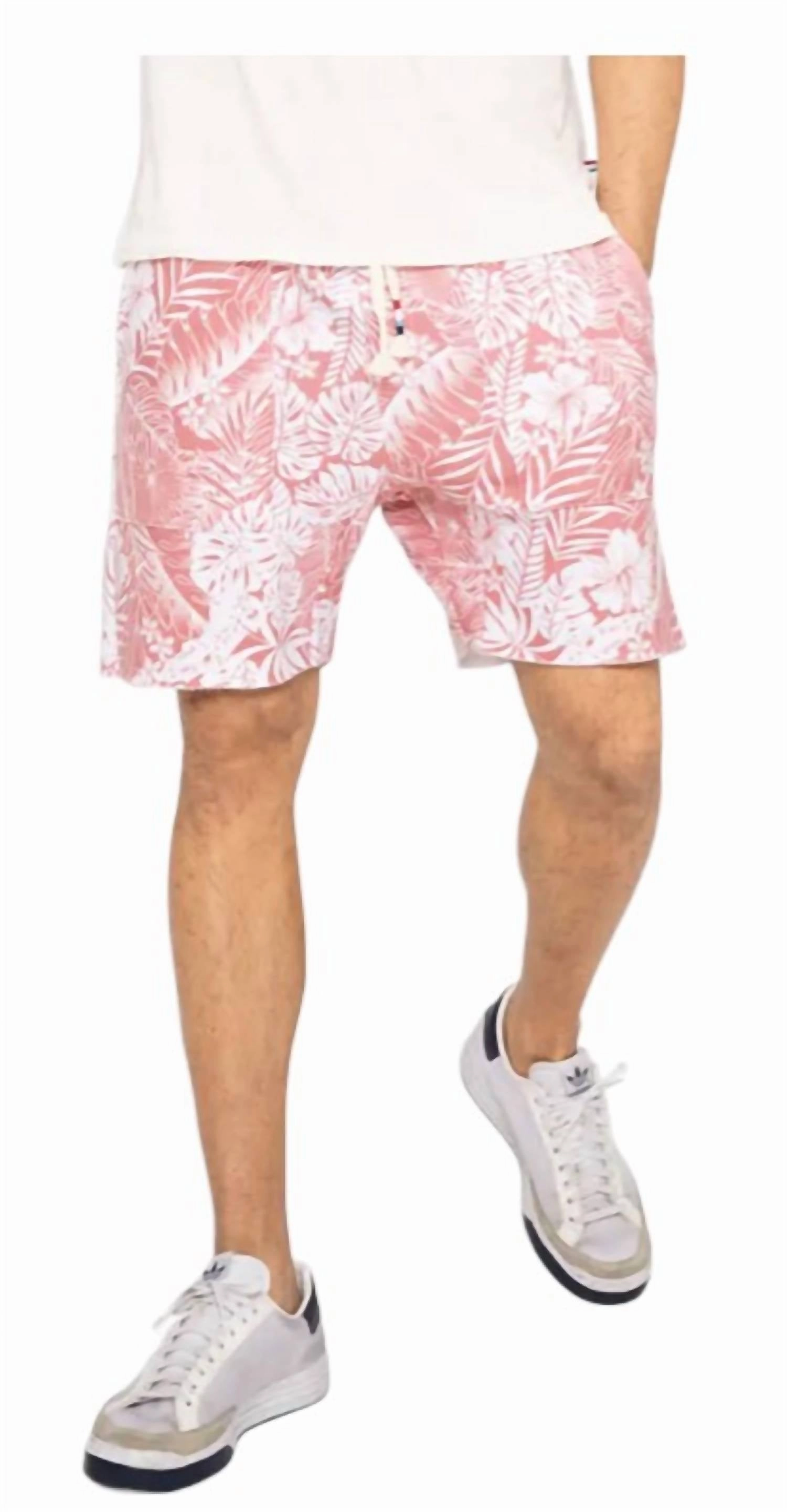 Men's Palm Saddle Short In Cayenne