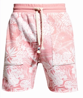 Men's Palm Saddle Short In Cayenne mens beach swimwear, quick dry mens swimsuits