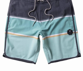 Men's Point Boardshort 19.5" In Mint mens beach swimwear, quick dry mens swimsuits
