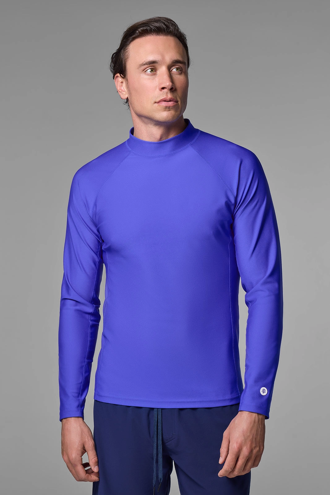 Men's Tulum Long Sleeve Surf Rash Guard | Baja Blue