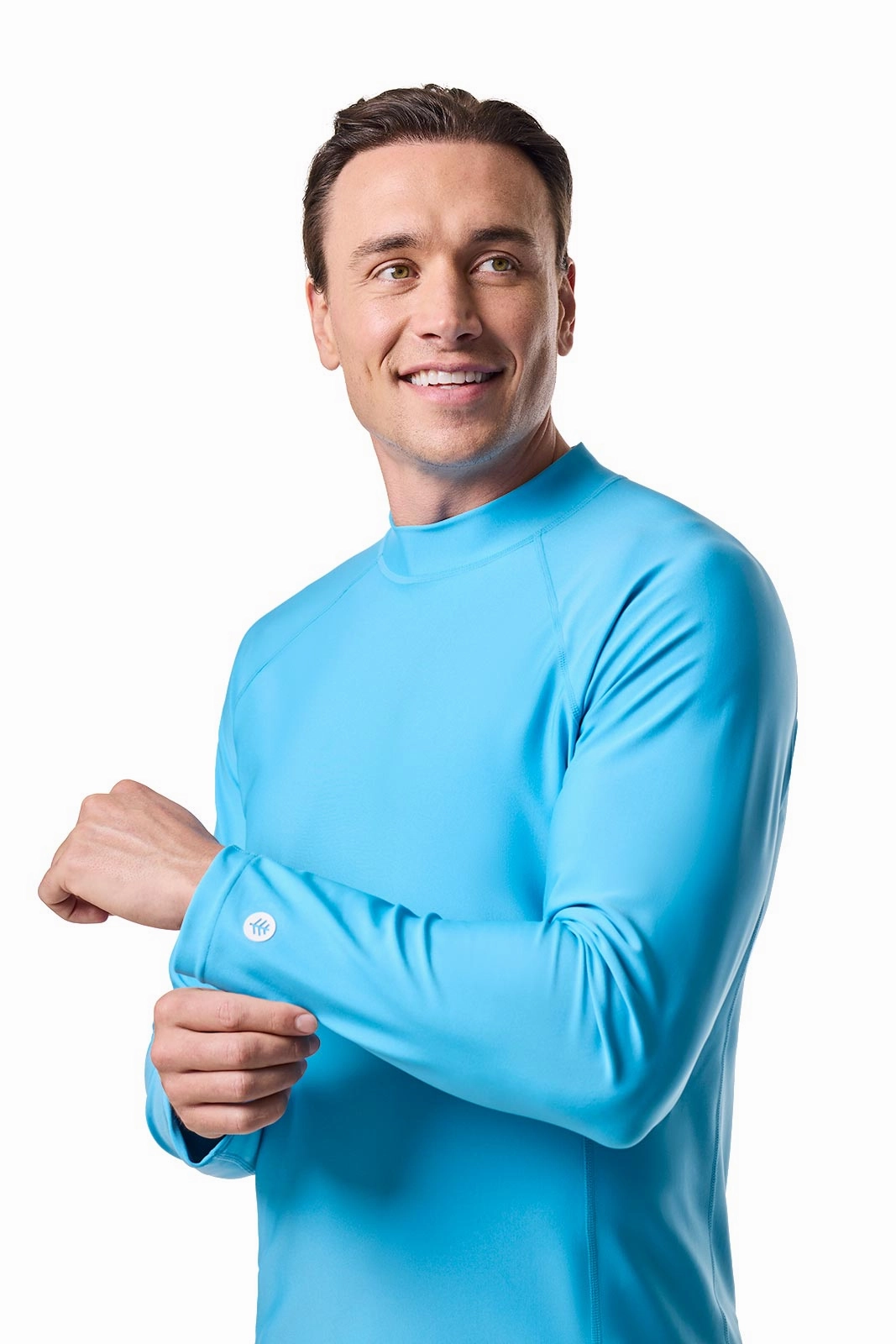 Men's Tulum Long Sleeve Surf Rash Guard | Malibu Blue