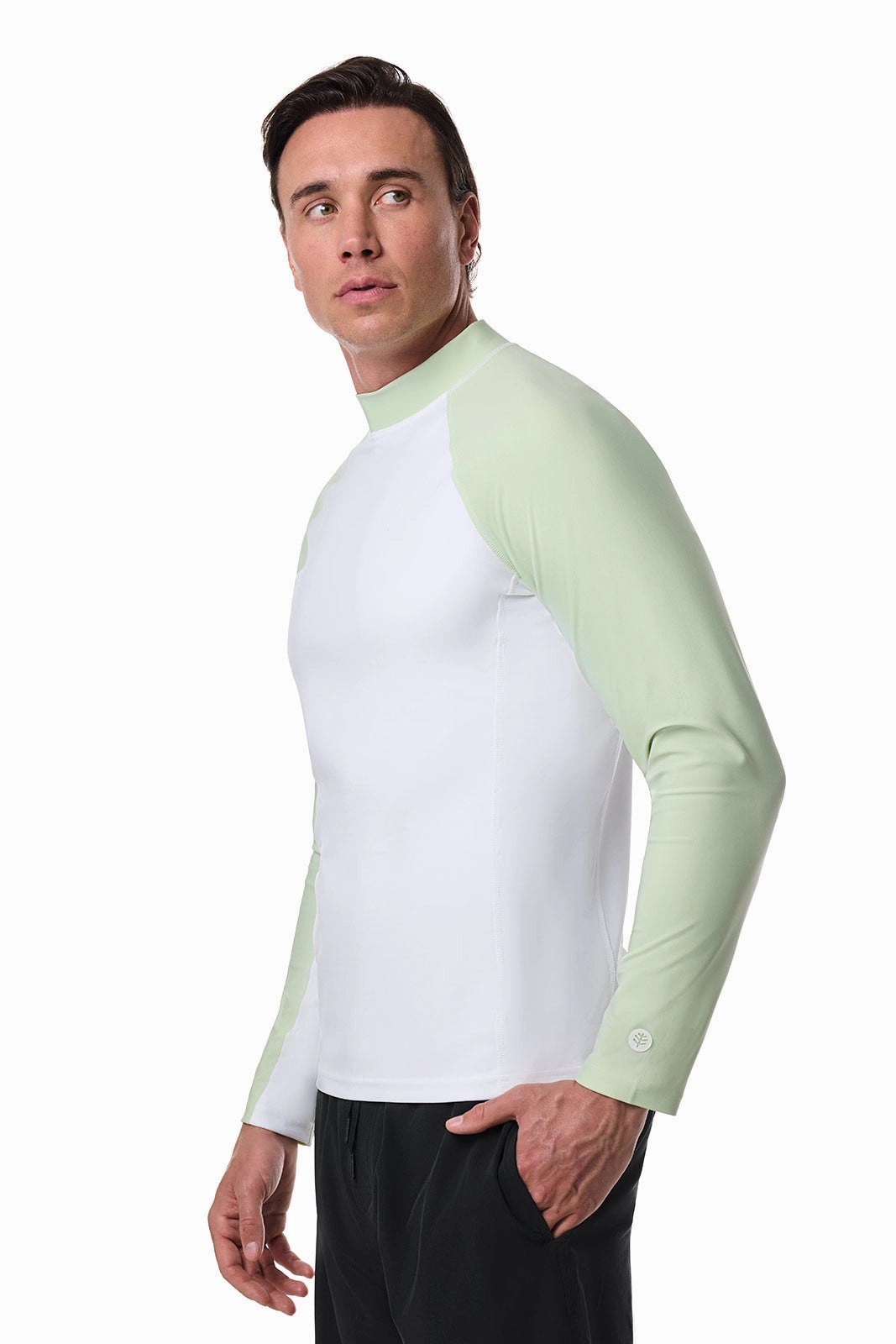 Men's Tulum Long Sleeve Surf Rash Guard | Seedling Colorblock