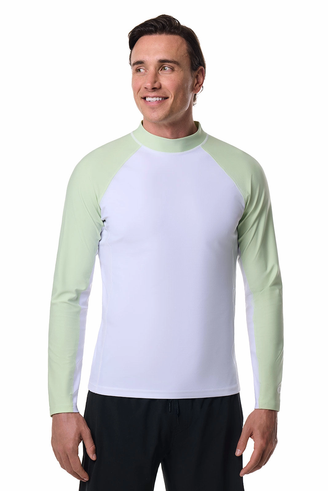Men's Tulum Long Sleeve Surf Rash Guard | Seedling Colorblock