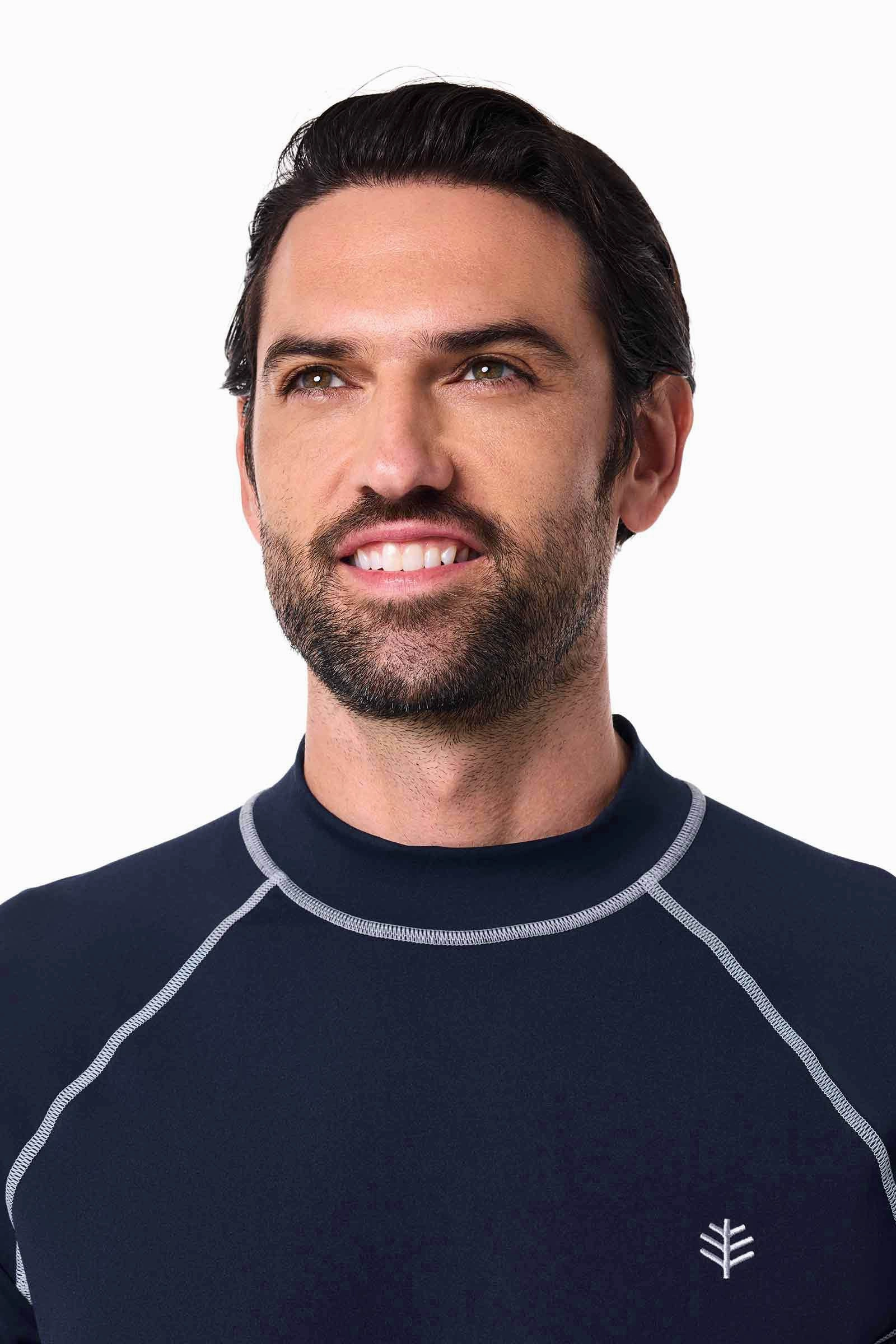 Men's Tulum Short Sleeve Surf Rash Guard | Navy