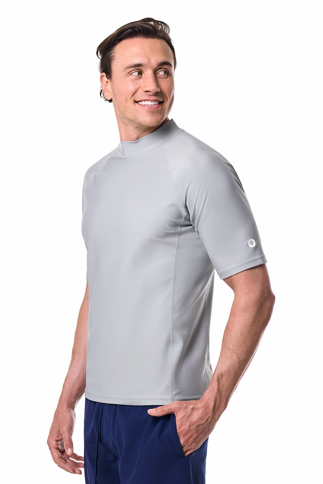 Men's Tulum Short Sleeve Surf Rash Guard | Slate