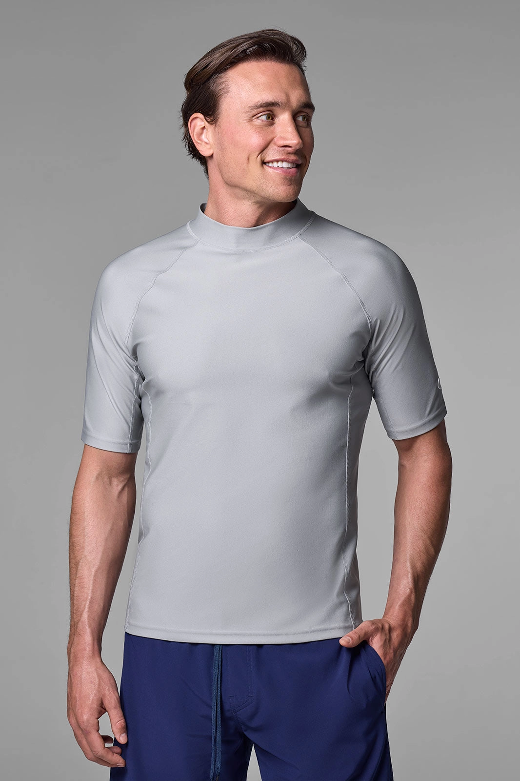 Men's Tulum Short Sleeve Surf Rash Guard | Slate