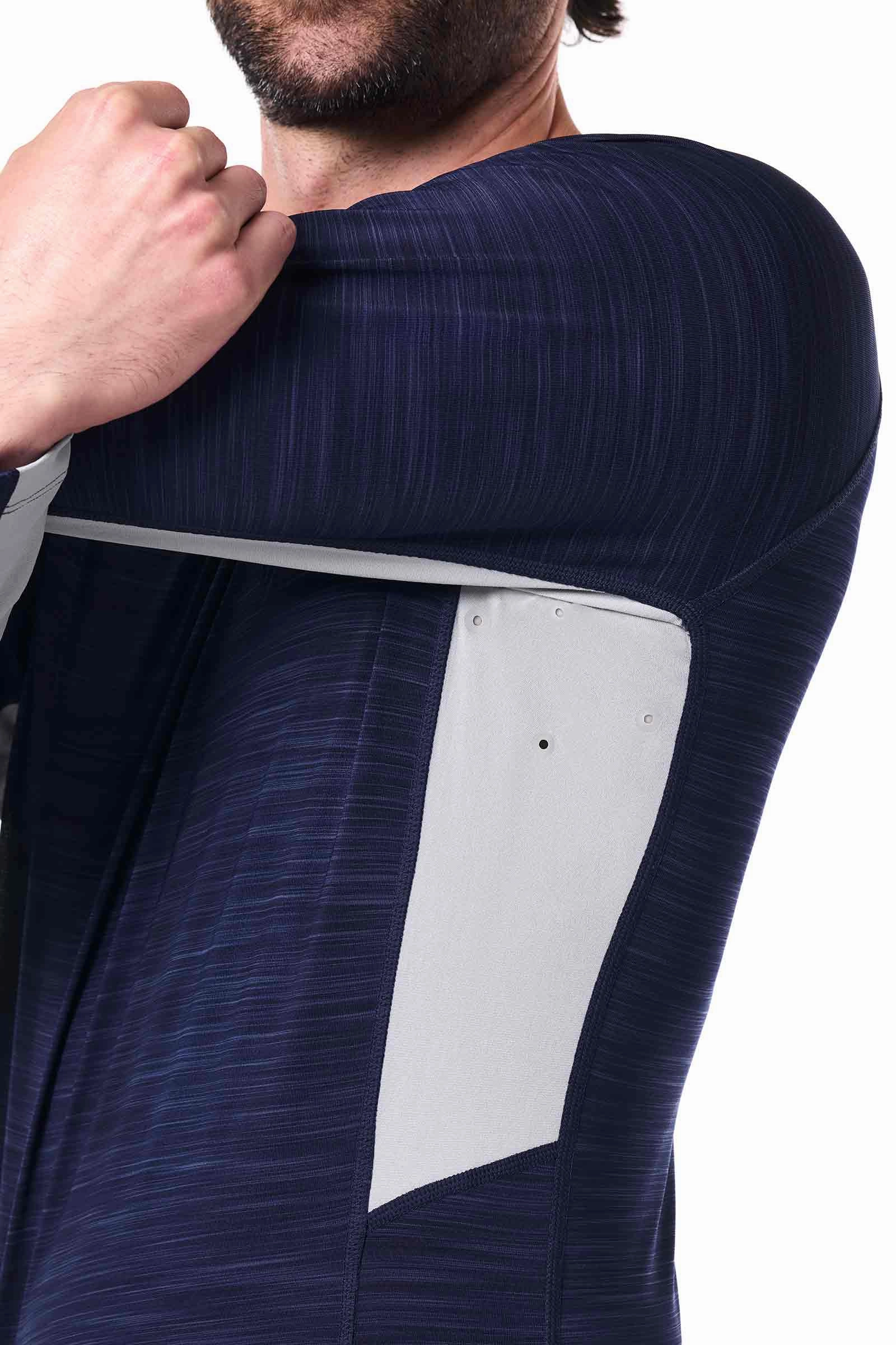 Men's Ultimate Long Sleeve Rash Guard | Navy Line
