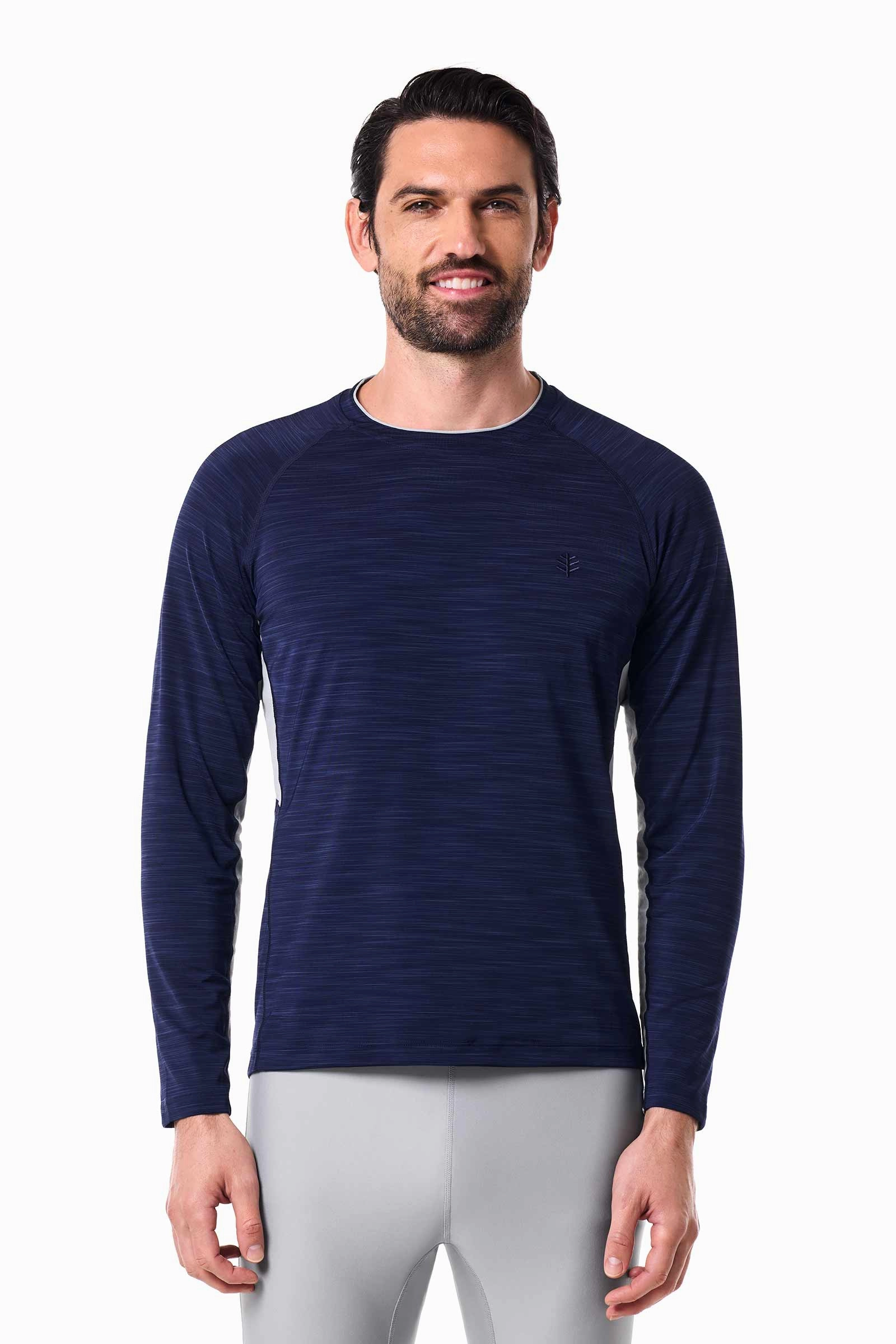 Men's Ultimate Long Sleeve Rash Guard | Navy Line
