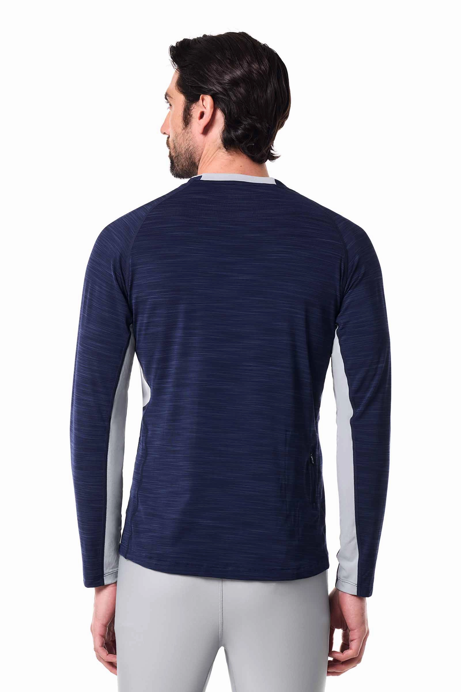 Men's Ultimate Long Sleeve Rash Guard | Navy Line