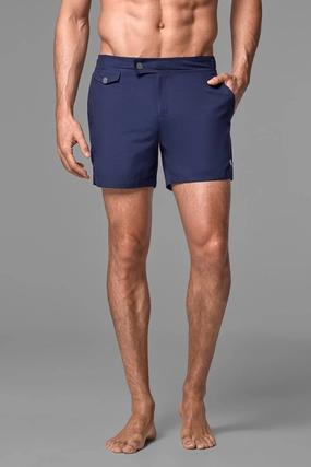 Men's Weston Swim Shorts | Navy men's full coverage swimwear, casual swimwear for men