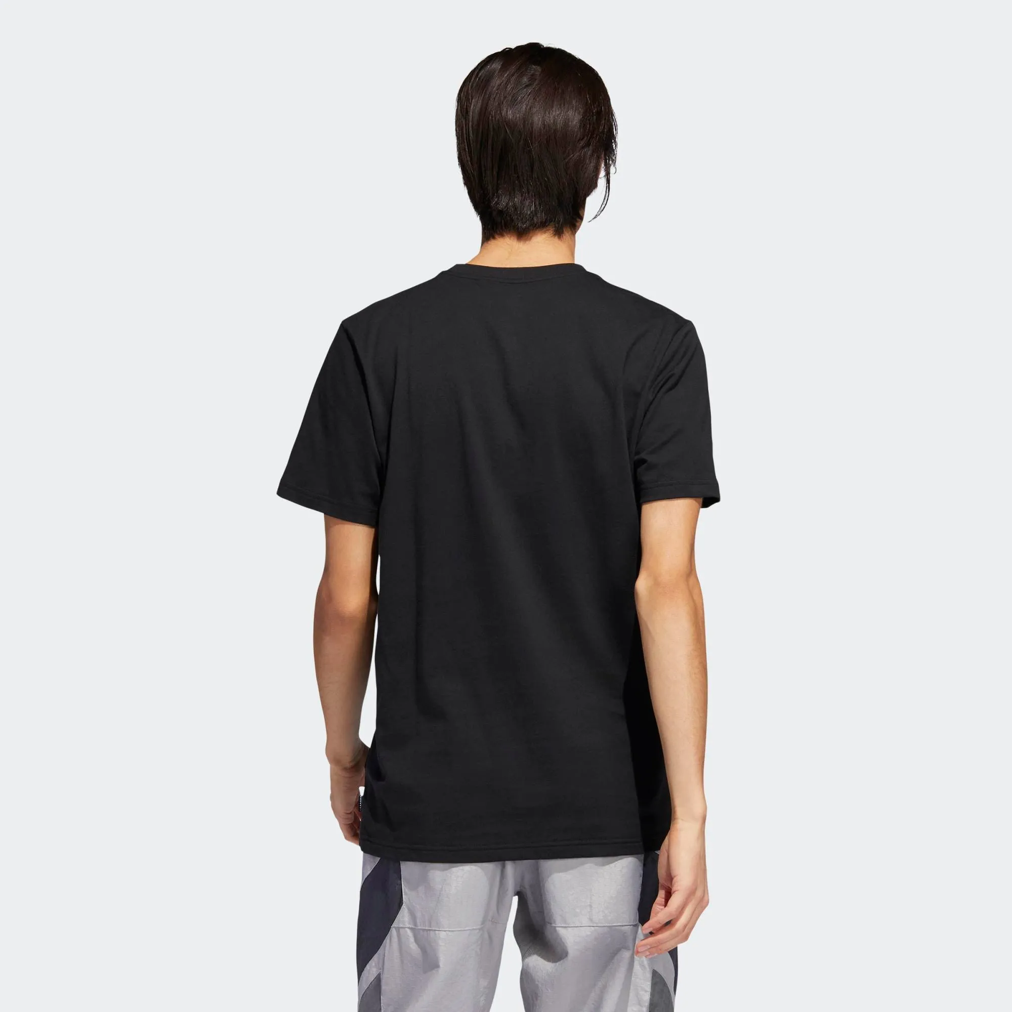 Mens Adidas Originals Split Graphic Thaxter Shirt In Black Mint