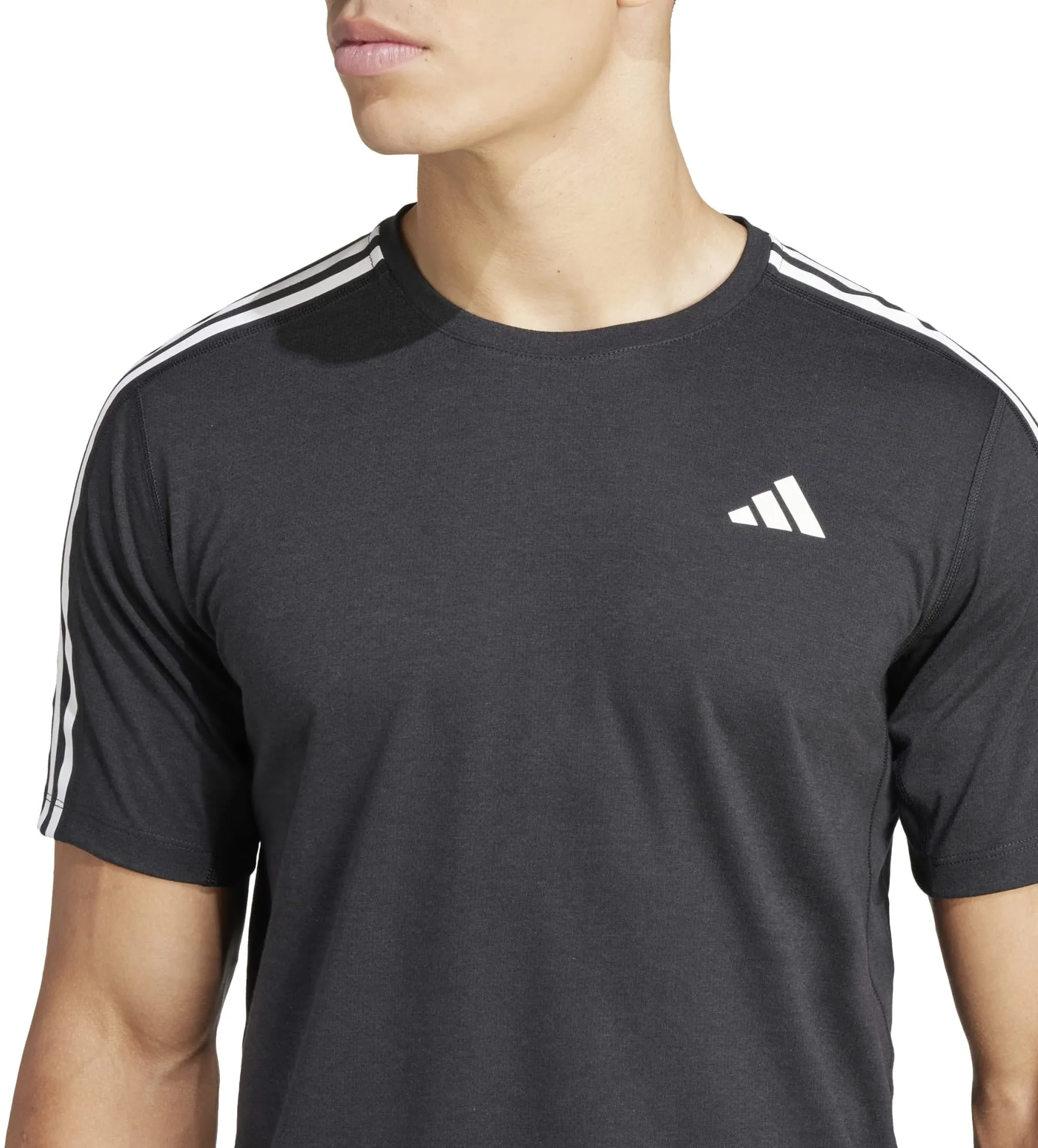 Men's Own the Run 3-Stripes T-Shirt