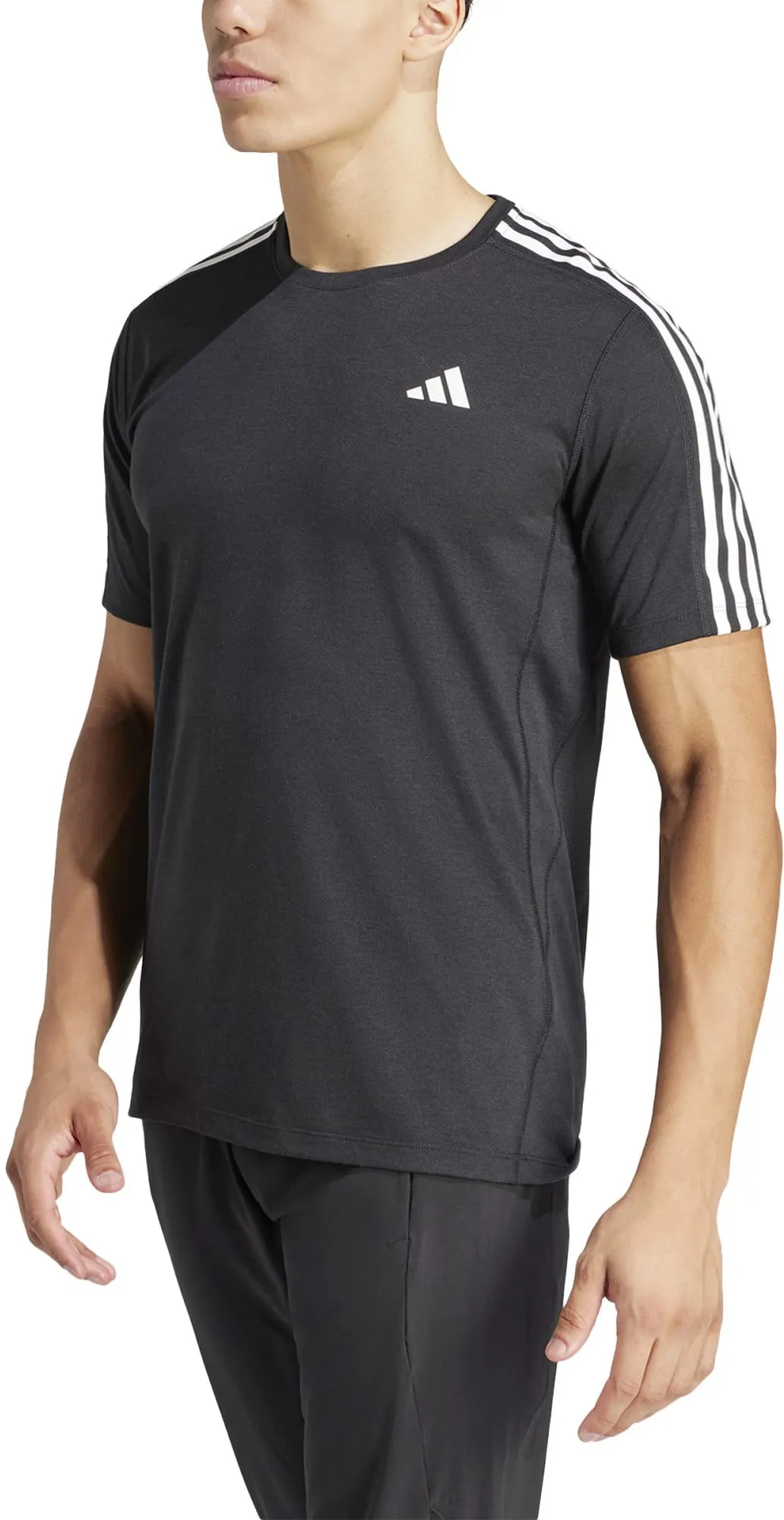 Men's Own the Run 3-Stripes T-Shirt
