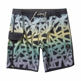 Mens Fever Fiber 18.5" Boardshort In Multi mens beach swimwear, quick dry mens swimsuits