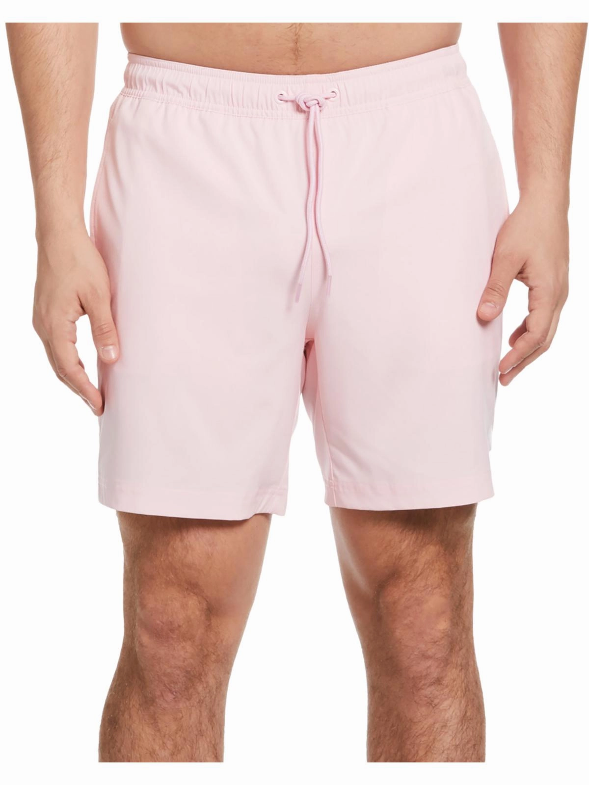 Mens Solid Polyester Swim Trunks mens beach swimwear, quick dry mens swimsuits