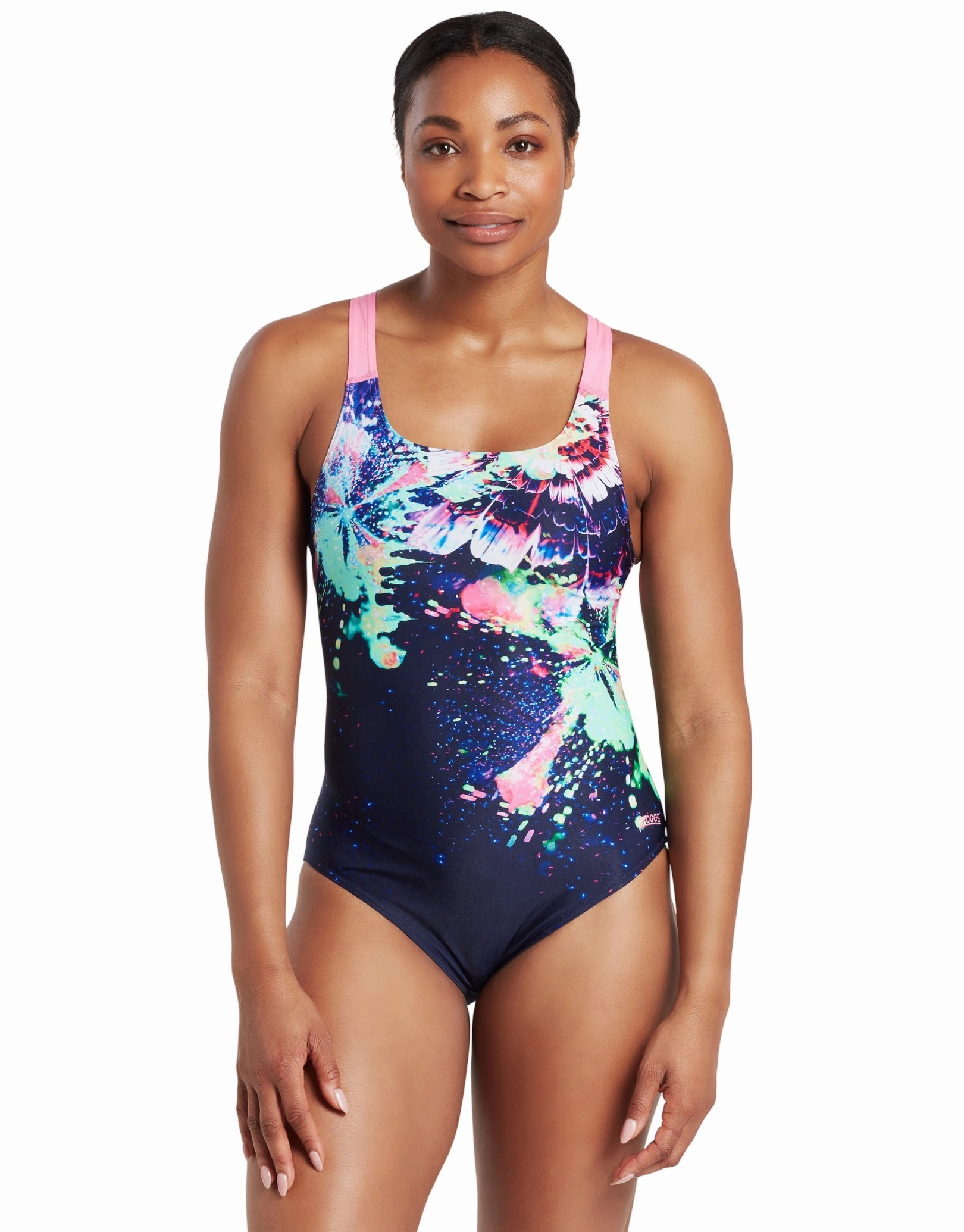 Metaburst Speedback Swimsuit - Navy/Multi zoggs swimwear for women, zoggs goggles and swimsuits