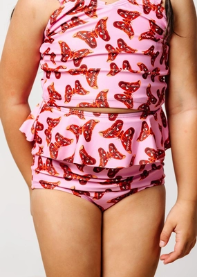 Metamorphosis | Mini Peplum Bottoms girls full coverage swimwear, kids swimwear for pool
