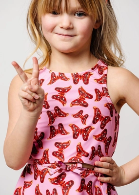 Metamorphosis | Mini Racer Back Top girls full coverage swimwear, kids swimwear for pool