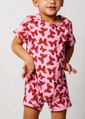 Metamorphosis | Mini Shorties Rashguard (Unisex) girls full coverage swimwear, kids swimwear for pool