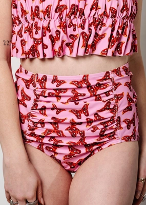 Metamorphosis | Ruched Bottoms 2.0 elastic waistband swim bottoms, mix-and-match bikini bottoms