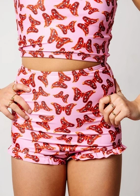 Metamorphosis | Youth All Ruffled Up Bottoms girls full coverage swimwear, kids swimwear for pool
