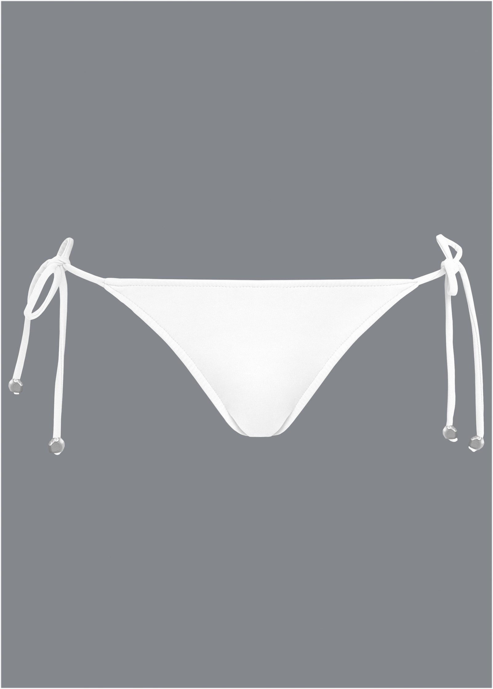 Miami Tie Side Bottom  - Bright White