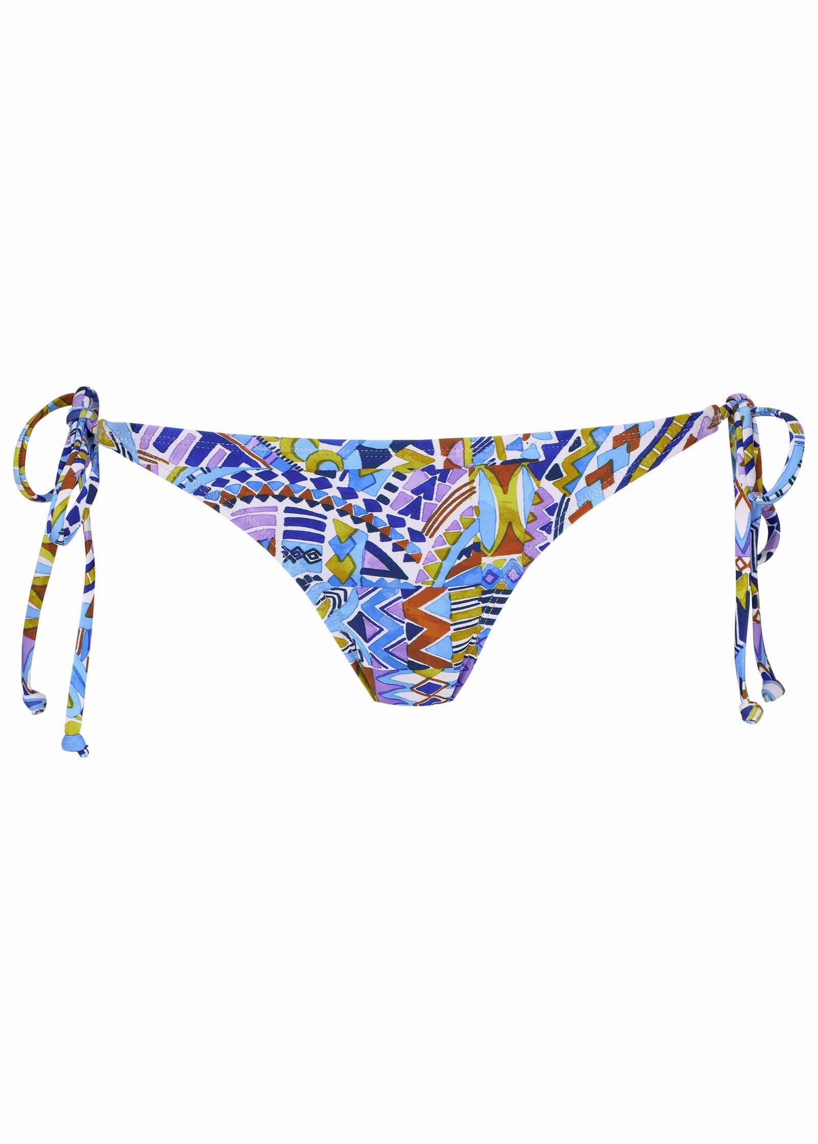 Miami Tie Side Moderate Bottom  - Aztec Patchwork