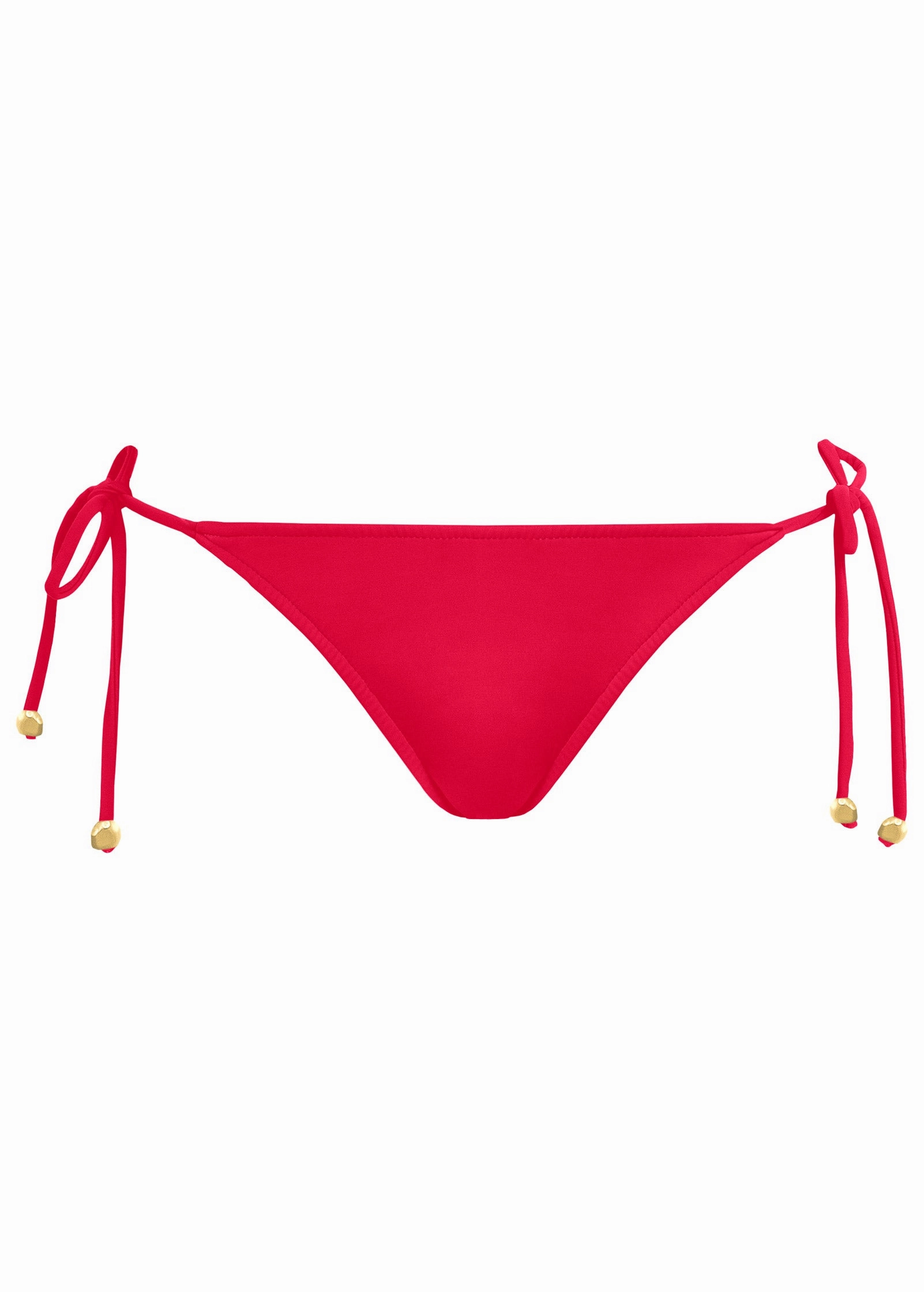 Miami Tie Side Moderate Bottom  - Red Hot