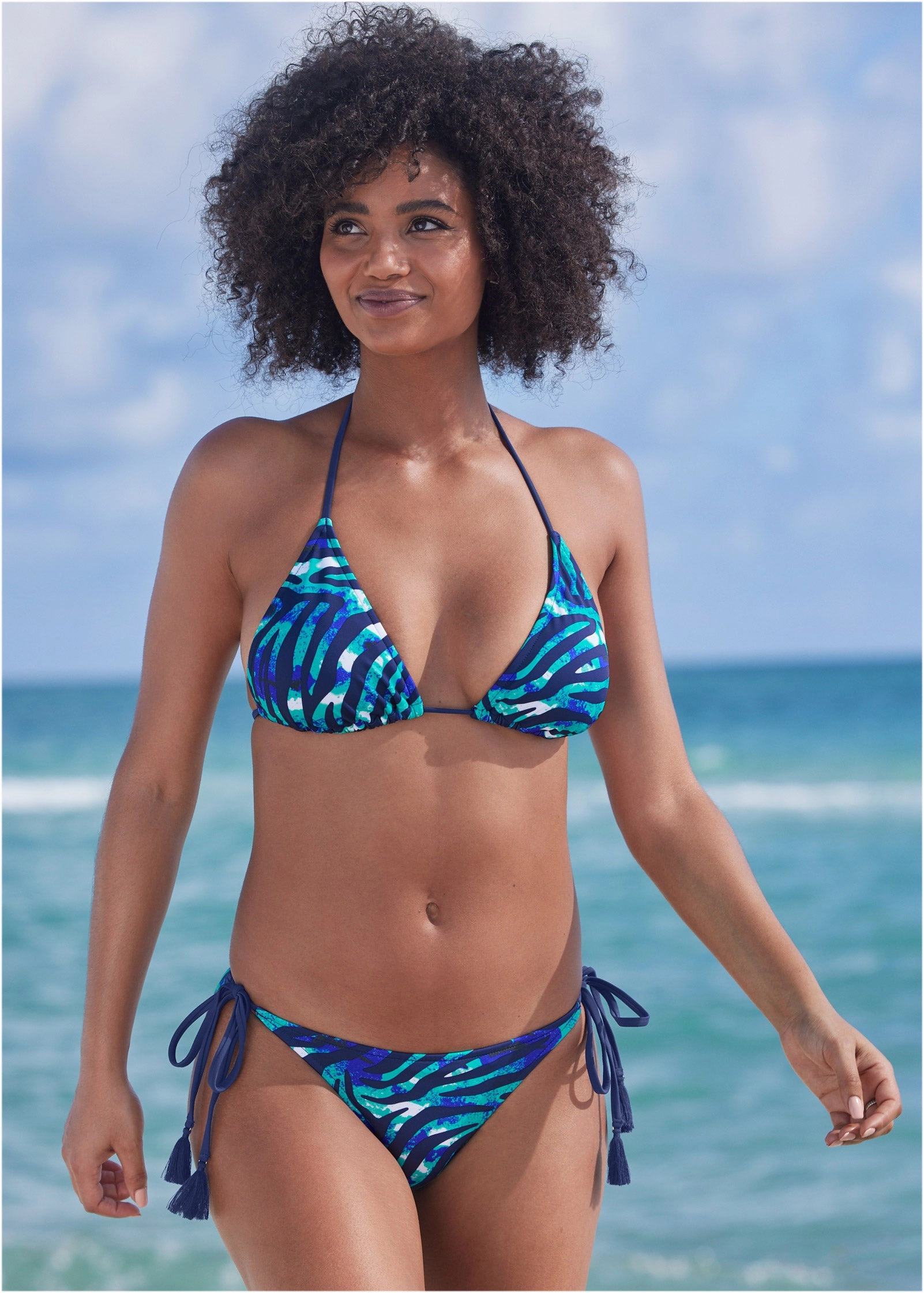 Miami Tie Side Moderate Bottom  - Sea Bliss modest swim bottoms women, comfortable bikini bottoms