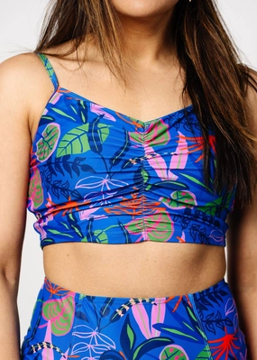 Midnight Jungle | Centered Top tankini swim tops, adjustable bikini tops