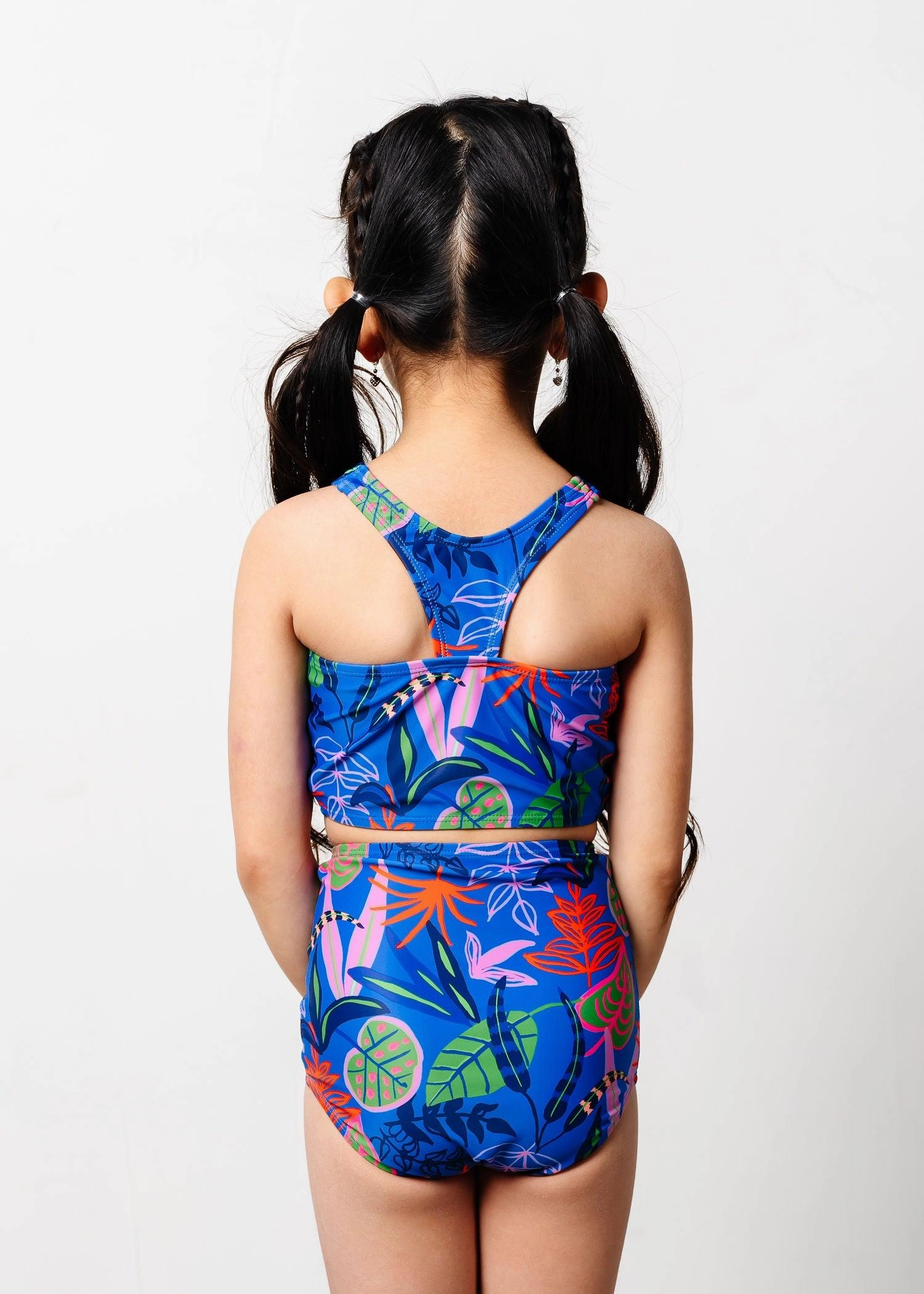 Midnight Jungle | Mini Racer Back Top