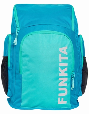 Mint Machine Space Case Backpack- Mint funkita womens swimsuits, funkita colorful swimwear