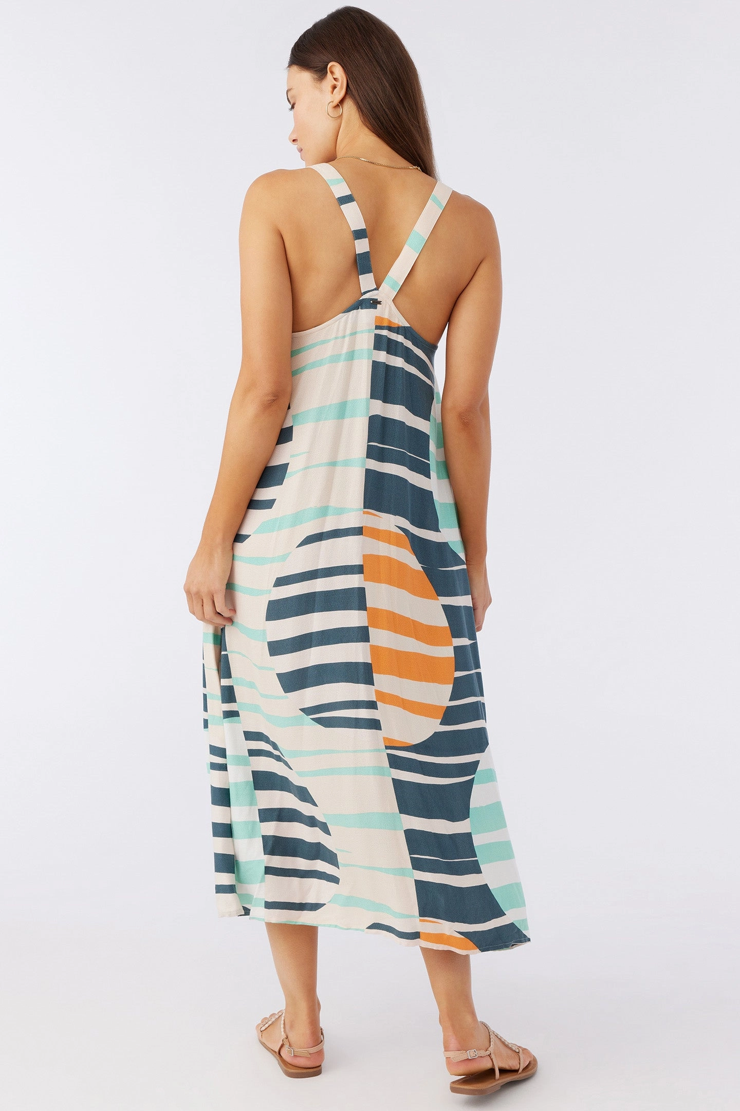MIRANDA MIDI PRINTED COVER-UP DRESS